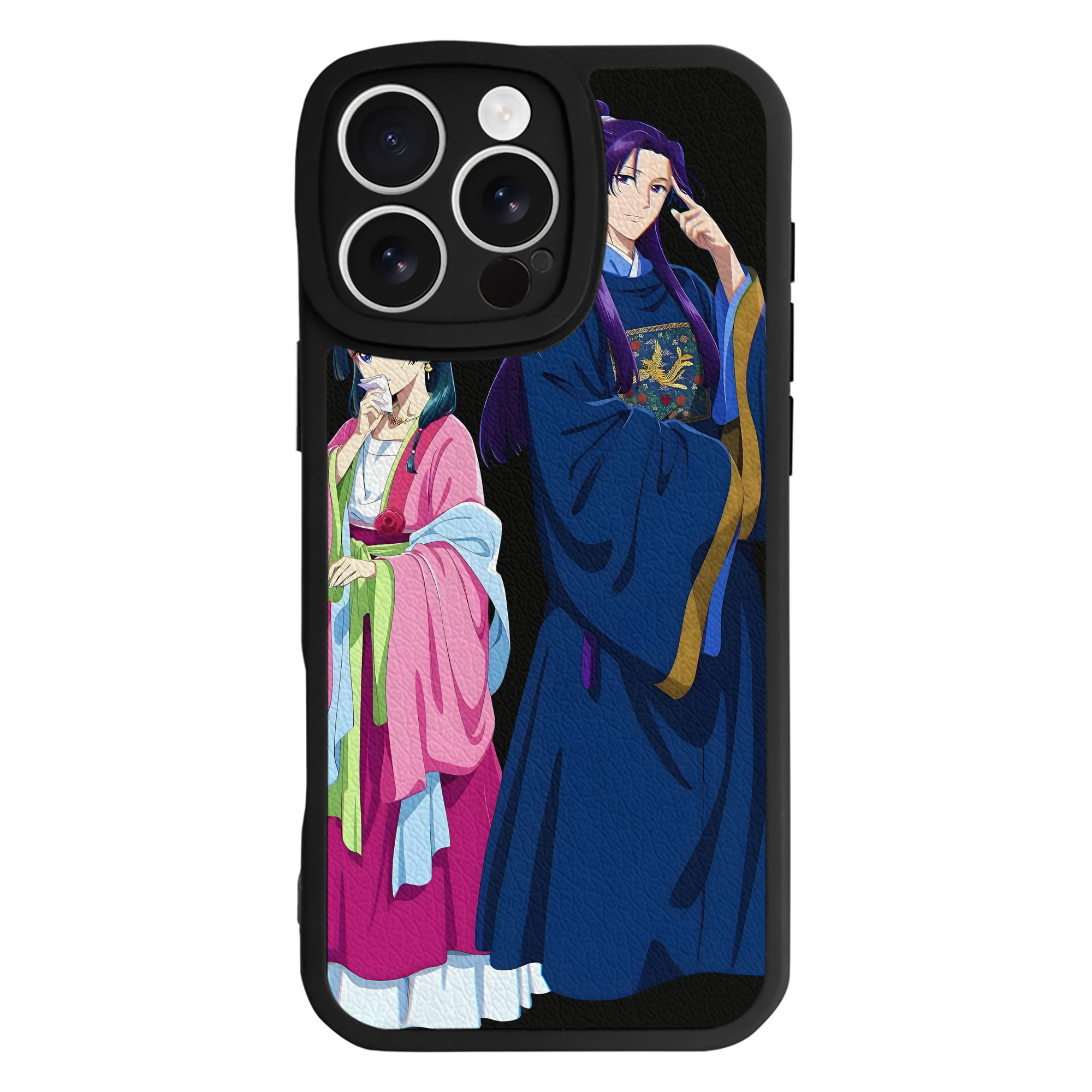 （画像用） 薬屋のひとりごと The Apothecary Diaries 【iPhone 16シリーズ対応】シリコンスマホケース（レザー調） 材質：シリコン